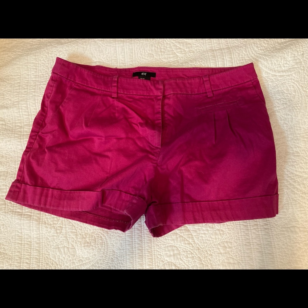 H&M Hot Pink shorts